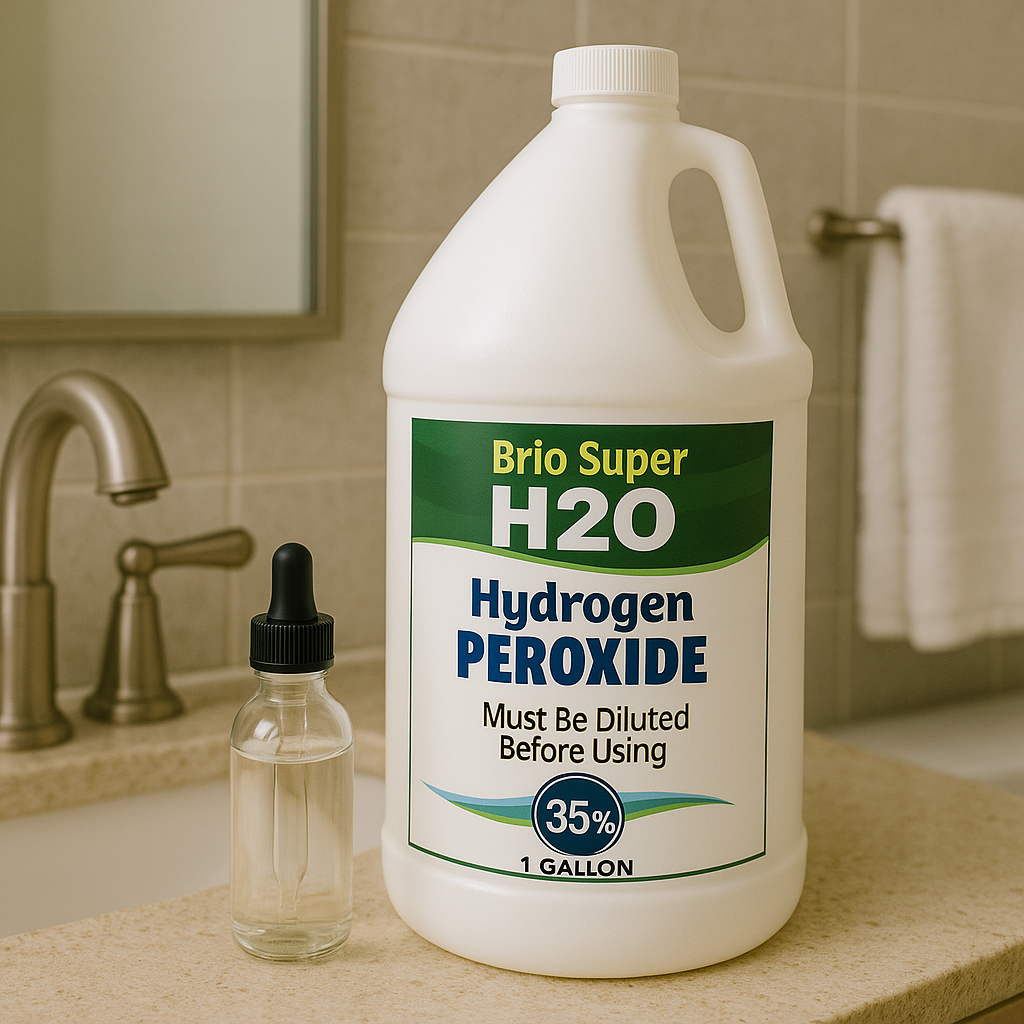 Food Grade Hydrogen Peroxide - Lab Certified H2O2 - USP Grade